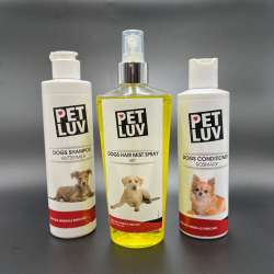 Organic Dead Sea Minerals  Set 3 pc. Dogs Shampoo, Conditioner and hair mist