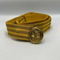 Vintage USSR Military Soldiers Army Officer's Parade Ceremonial Belt Uniform