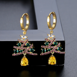 Trends Jewelry Luxury Christmas Earning Beautiful Elegant Women