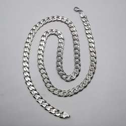 Vintage Beautiful  Jewelry Chain, 925 Sterling Silver, Signed  38.06g