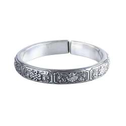 Siam Antique 999 Silver Bracelet Retro Female Beautiful Elegant Precious Piece