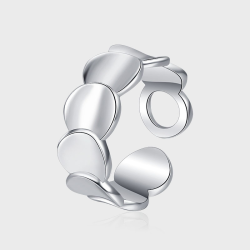 Ins Fashion 925 Sterling Silver Scales Ring Female Rare ring Style Fashion 7g