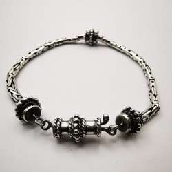 Artwork,Vintage,Exclusive Women's Bracelet,925 Sterling Silver, Jewelry  14,3 g