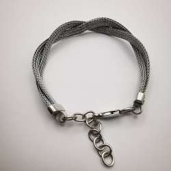 Artwork,Vintage,Gentle Women's Bracelet,925 Sterling Silver,Jewelry,Italy  11 g