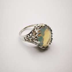 Exclusive ,Vintage,Unisex Ring,925 Sterling Silver,Jewelry,Moonstone
