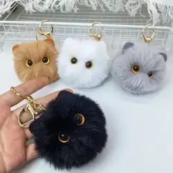 Cute kitty keychain soft detailed perfect all ages stylish adorable