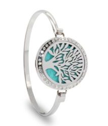 European and American fashion titanium steel perfume hollow bracelet stainless