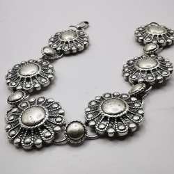 Vintage Beautiful Bracelet Jewelry,925 Sterling Silver,Handmade  29,29g