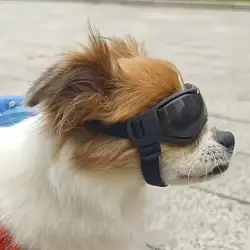 Dog Summer Sunglasses Soft Windproof Anti-UV with Adjustable Strap for Outdoor