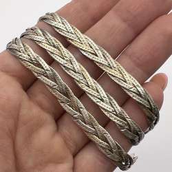Vintage Sterling Silver 925 Womens Men's Jewelry Chain Necklace Marked Italy 18g
