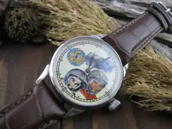 Molnija USSR vintage watch Caliber 18 Jewels Case is steel diameter 43.0m gift