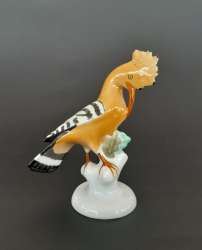 Vintage Peacock Figurine Art Porcelain Handmade Home Decor Birds Statue Souvenir
