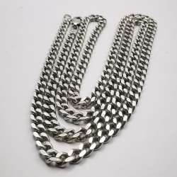 Vintage Beautiful  Jewelry Chain, 925 Sterling Silver, Signed  24.86g