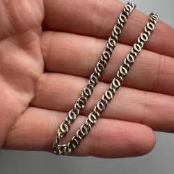 925 Srerling Silver Vintage Bracelet  Chain Jewelry Italy Marked 2.7 gr