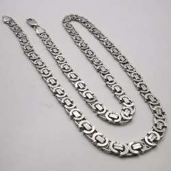 Vintage Beautiful  Jewelry Chain, 925 Sterling Silver, Signed  34.53g