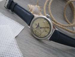 raketa USSR vintage watch Caliber 3602 18 case is steel, diameter 43.0 mm Soviet
