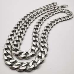 Vintage Beautiful  Jewelry Chain, 925 Sterling Silver, Signed  58.23g