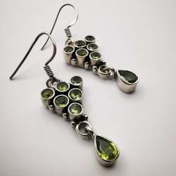 Vintage Women's Earrings, 925 Sterling Silver 