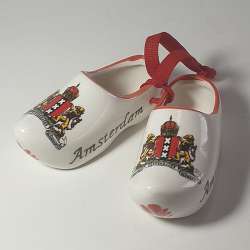 Hand-painted-antique-Shoe-Ceramic-Masterpiece-Deco-Holland-Small-Product