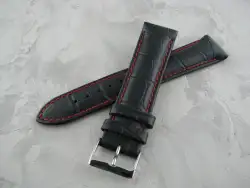 Watchband Bracelet for watches. Strap. Bracelet. New, leather. Blue. Width 22mm.