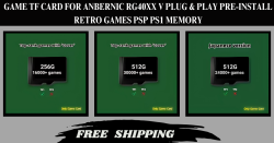 TF Card For Anbernic RG40XX V RG40XXV Plug&play Pre-install Retro Games