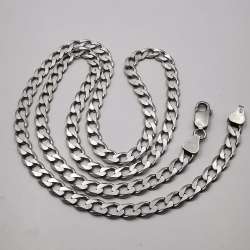 Vintage Beautiful  Jewelry Chain, 925 Sterling Silver, Signed 18.57g