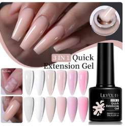 LILYCUTE 7ML Quick Extension Nail Gel Vernis Semi Permanent Acrylic Crystal