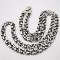 Vintage Beautiful  Jewelry Chain, 925 Sterling Silver, Signed  26.14g
