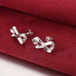 High Quality 925 Sterling Silver Earrings Women Party Charm Jewelry Beautiful
