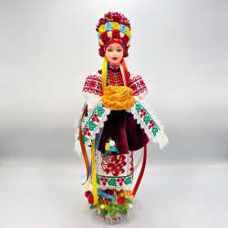 Beautiful Ukrainian Traditional Ethnic Souvenir Handmade Doll from Ukraine Gift