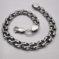 Vintage Beautiful Bracelet Jewelry,925 Sterling Silver,Handmade  13,09g