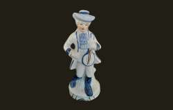 Vintage Girl Figurine Porcelain Handmade Decor Imperial Style Rare Collectibles