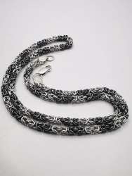 Vintage Beautiful  Jewelry Chain, 925 Sterling Silver, Signed  29.49g