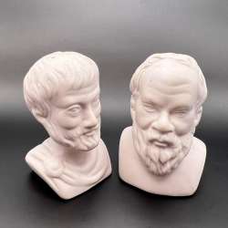 Vintage Art Beswick Greek Figure Statue Salt & Pepper Shakers