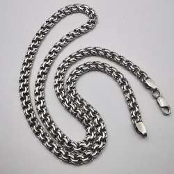 Vintage Beautiful  Jewelry Chain, 925 Sterling Silver, Signed  53.65g