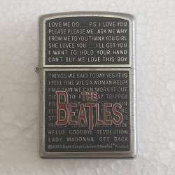 The Beatles Song List Zippo Lighter 2003 Core Product Authentic Vintage Working