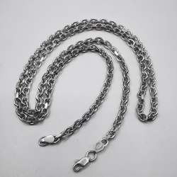Vintage Beautiful  Jewelry Chain, 925 Sterling Silver, Signed  26.27g