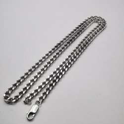 Vintage Beautiful  Jewelry Chain, 925 Sterling Silver, Signed  35.02g