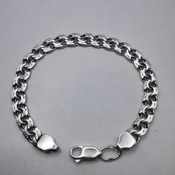 Vintage Beautiful Bracelet Jewelry,925 Sterling Silver,Handmade  18,73g