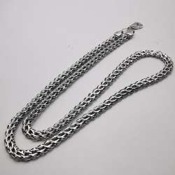 Vintage Fine Jewelry Chain,   925 Sterling Silver, Signed Handmade 13,46 g