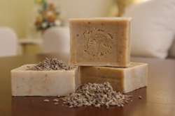 Organic Olive Oil Soap Body Face Skin Care Hair Lavender Smell Holy Land