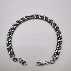 Vintage Beautiful Bracelet Jewelry,925 Sterling Silver,Handmade  12,67g