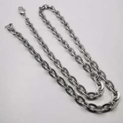 Vintage Beautiful  Jewelry Chain, 925 Sterling Silver, Signed  30.15g