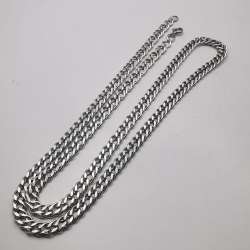 Vintage Fine Jewelry Chain,   925 Sterling Silver, Signed Handmade 23,40 g