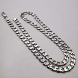 Vintage Beautiful  Jewelry Chain, 925 Sterling Silver, Signed  29.08g