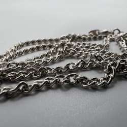 Vintage Necklace Chain Sterling Silver Unique Jewelry Women's Beautiful  10.48gr
