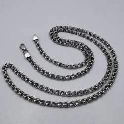 Vintage Beautiful  Jewelry Chain, 925 Sterling Silver, Signed  22.47g