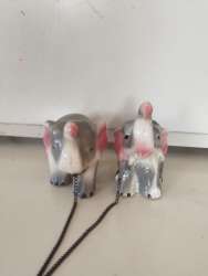 Vintage Ceramic Elephant Figurine