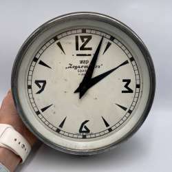 WSP Zegarmistrz Gdansk Vintage Ship Clock Poland 11 Jewels Mechanical Working