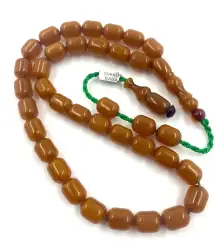 Turkish Musk Rosary 33 Beads Prayer Tasbih Master Sukru Baba Ottoman style 28 g